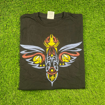 Billionaire Boys Club Glass Bird Black Tee Size XL USED v18260