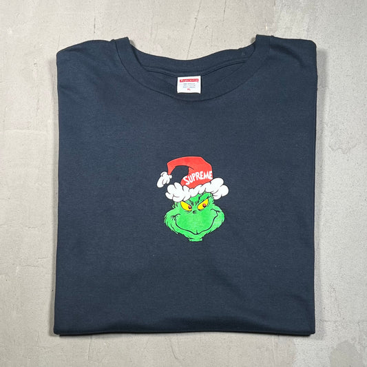 Supreme Grinch Tee Navy (2024) Size XL USED x17025