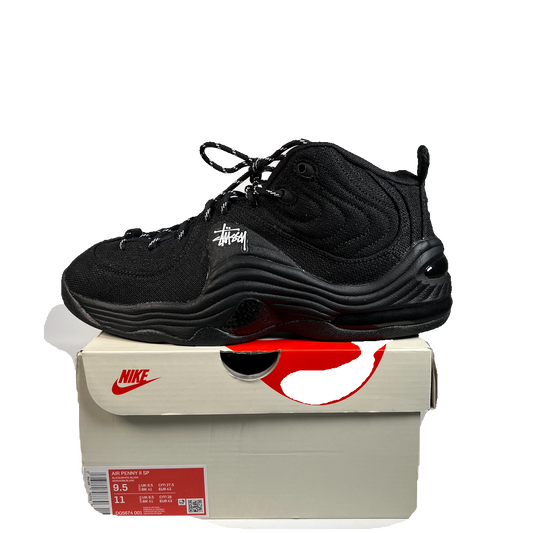 Nike Air Penny 2 Stussy Black (2022) Size 9.5 USED s22791