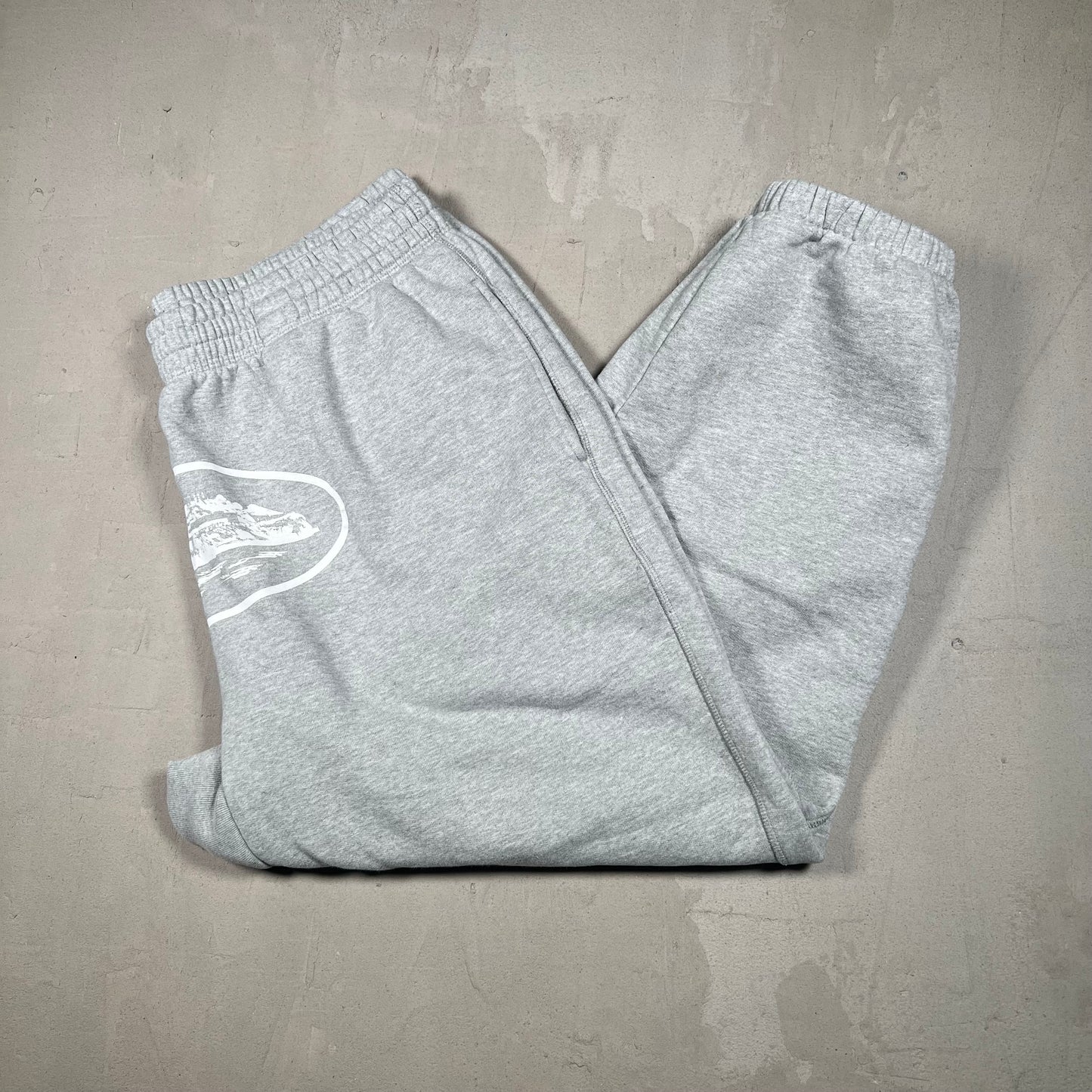 Corteiz Grey Logo Sweatpants Size XXL USED x17323