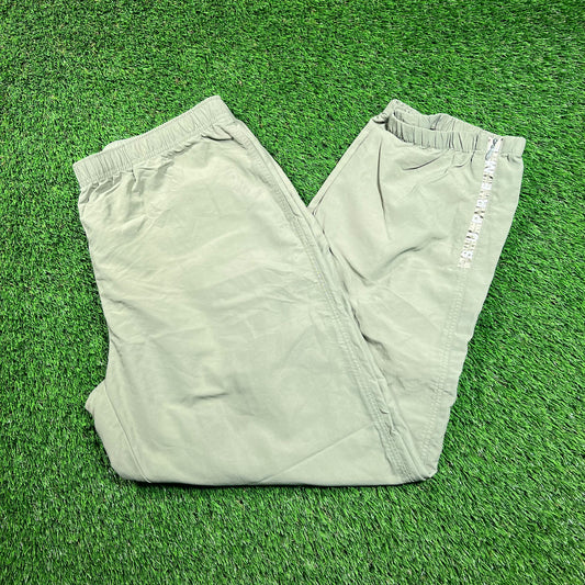 Supreme Ankle Logo Olive Green Track Pants (2021) Size XL USED x16506