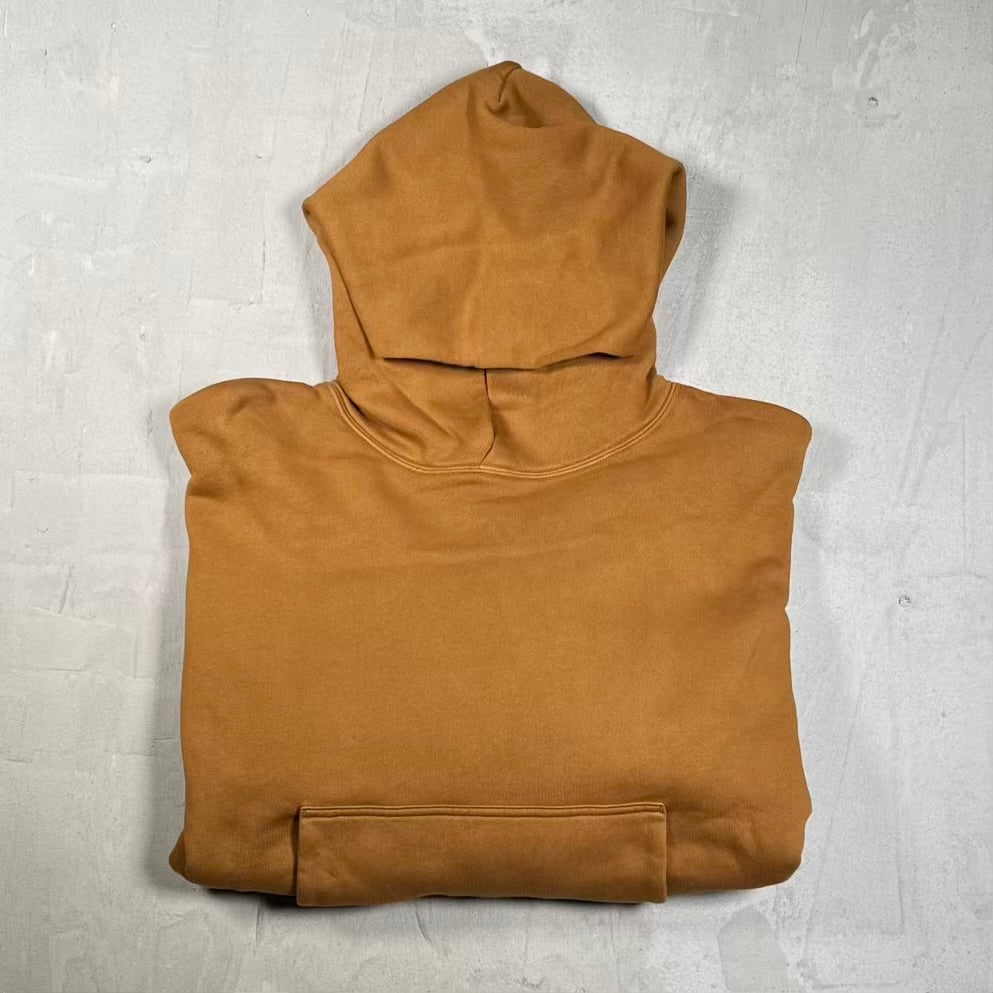 Yeezy Gap Brown Double Layer Hoodie Size Medium NEW x18893