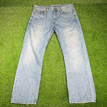 Levis 569 Blue Jeans Size 34x32 USED v16840