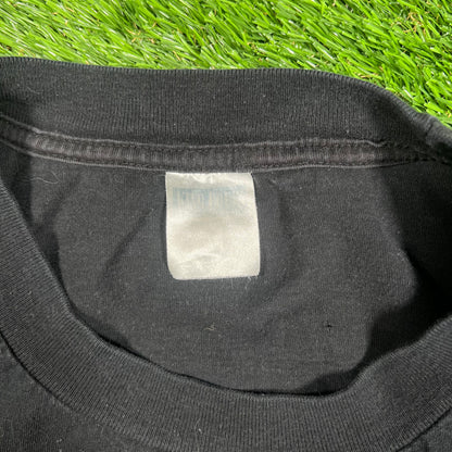 Y2K Dont Gamble With Your Rights Black Tee Size XXL USED v17443