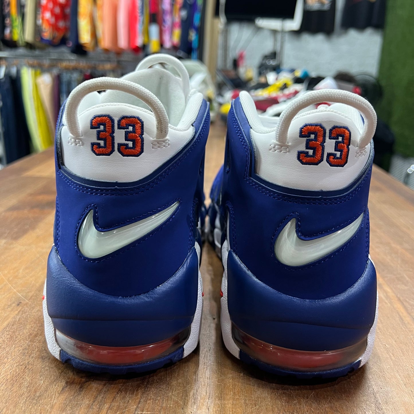 Nike Air Uptempo Knicks Size 11.5 USED s16364