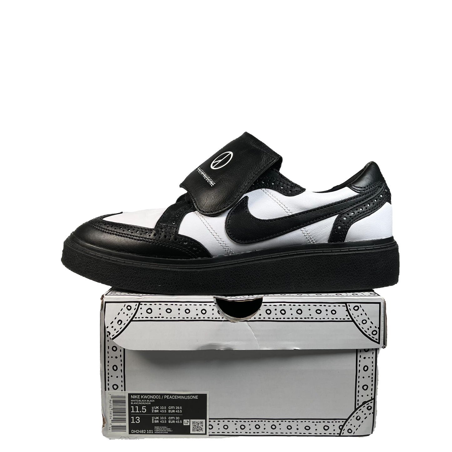 Nike Kwondo 1 G Dragon Peaceminusone Panda (2023) Size 11.5 USED s21569