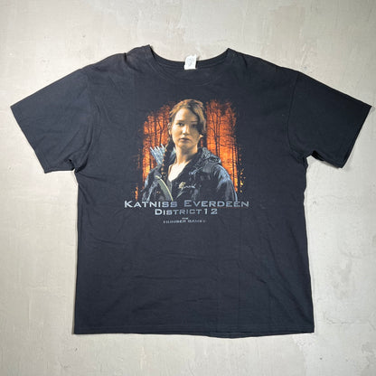 Katnis Everdeen HUnger Games Tee Size XL USED v6135