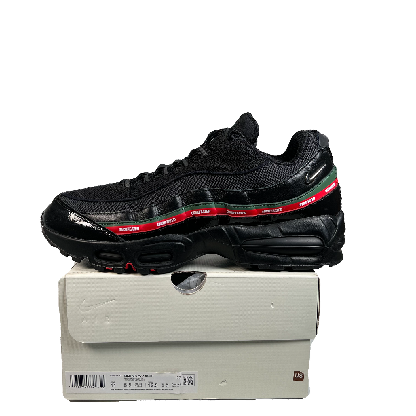 Nike Air Max 95 Undefeated Black (2025) Size 11 USED s22532