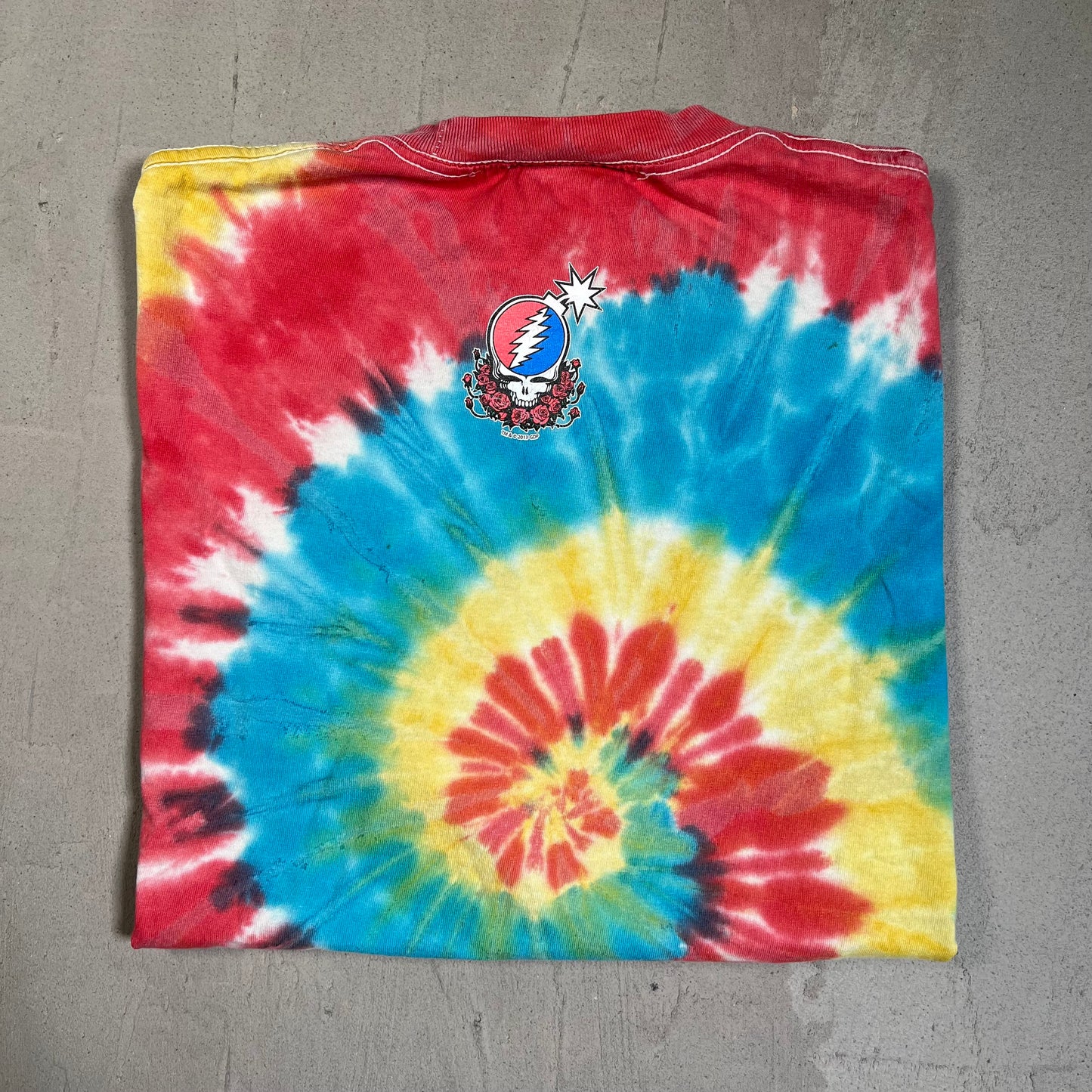 The Hundreds Grateful Dead Tie Dye Tee Size Large USED v19582