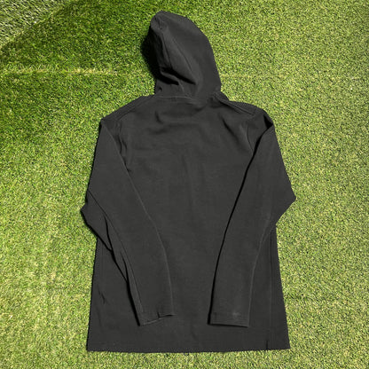 Nike Tech Black Zip Up Hoodie Size Small USED v16333