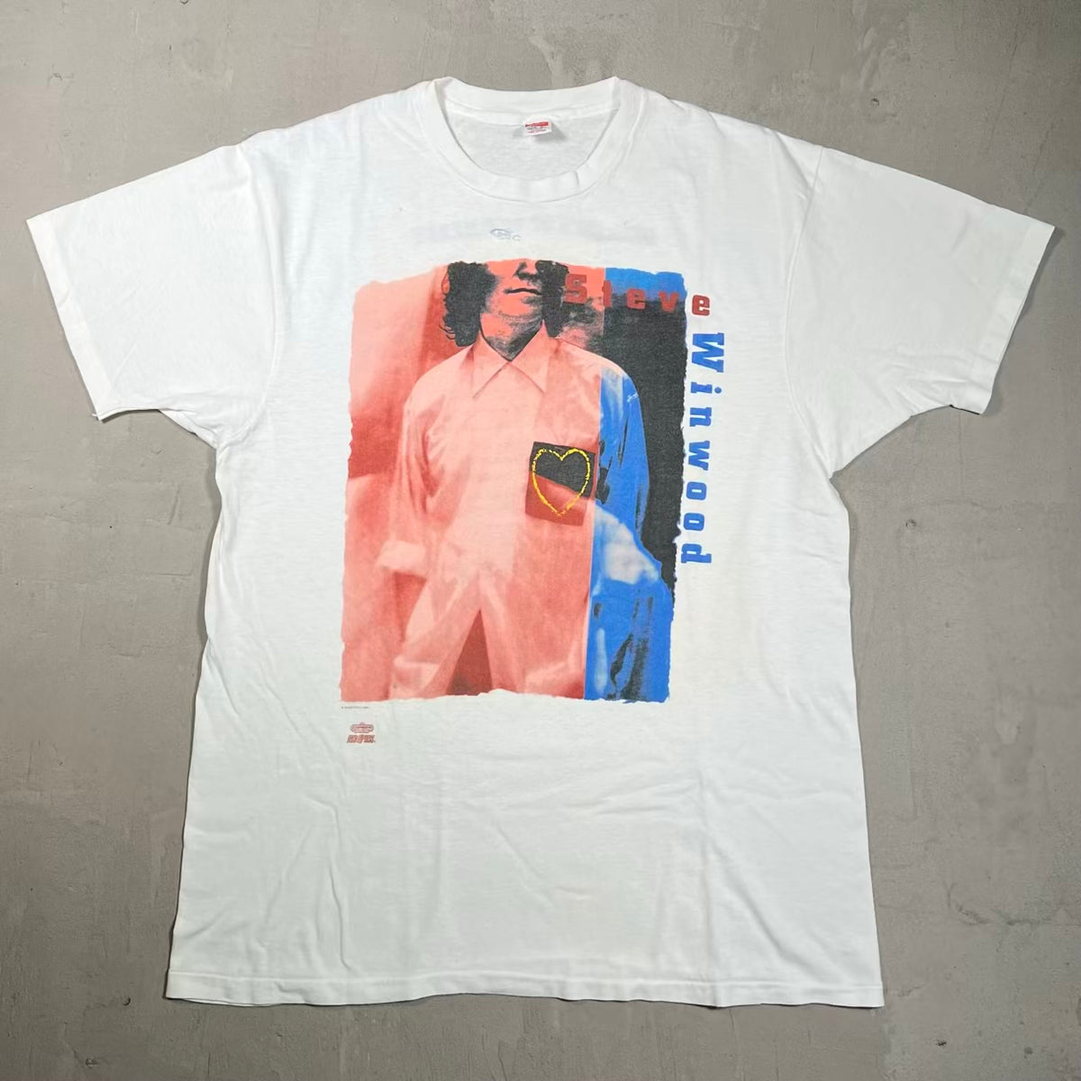 1991 Steve Winwood White Tour Tee Size XL USED v20117