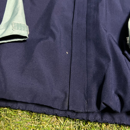 Supreme Gore Tex Paclite Navy Blue Light Jacket (2022) Size Small USED x13848