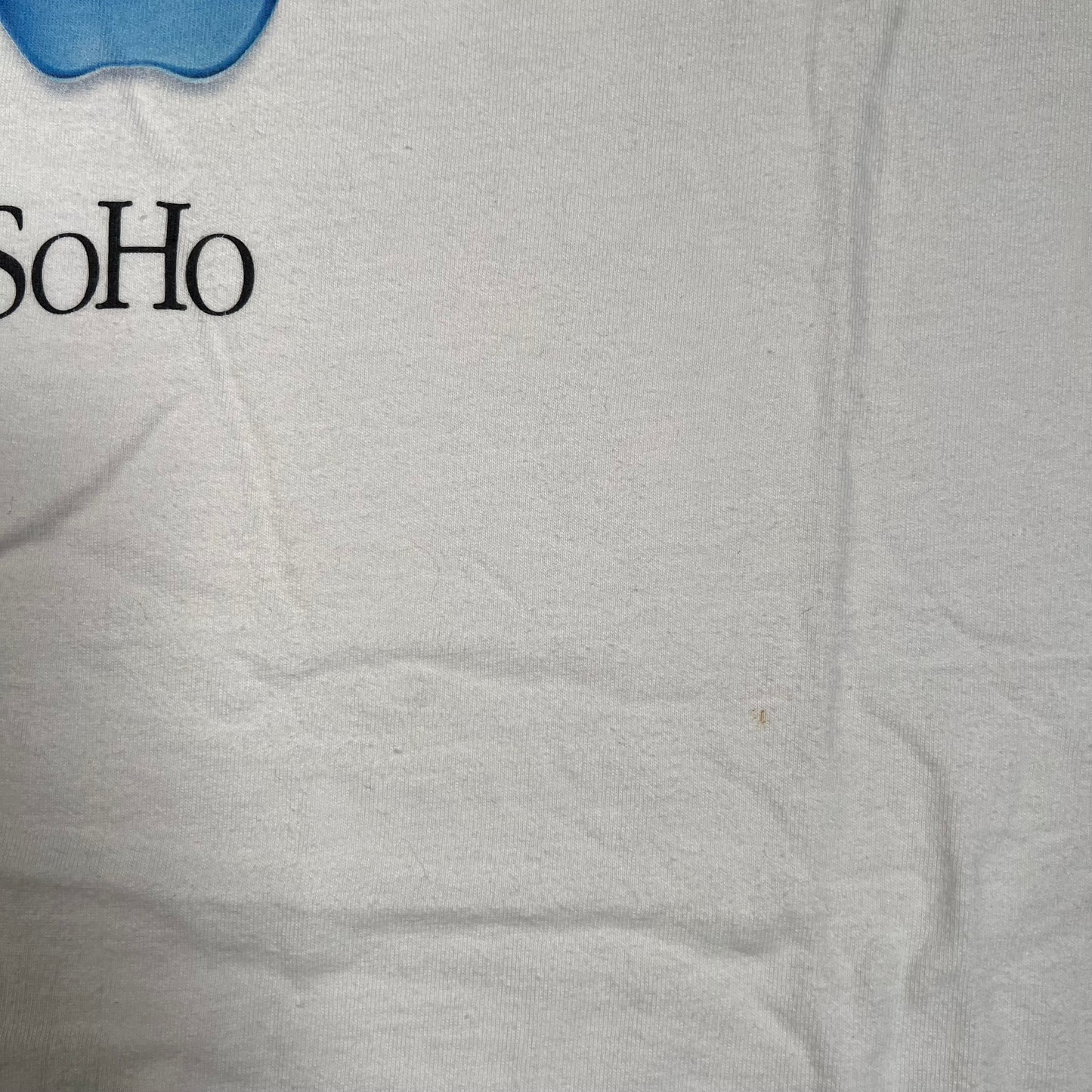 2002 Apple Soho White Shop Tee Size XL USED v15514