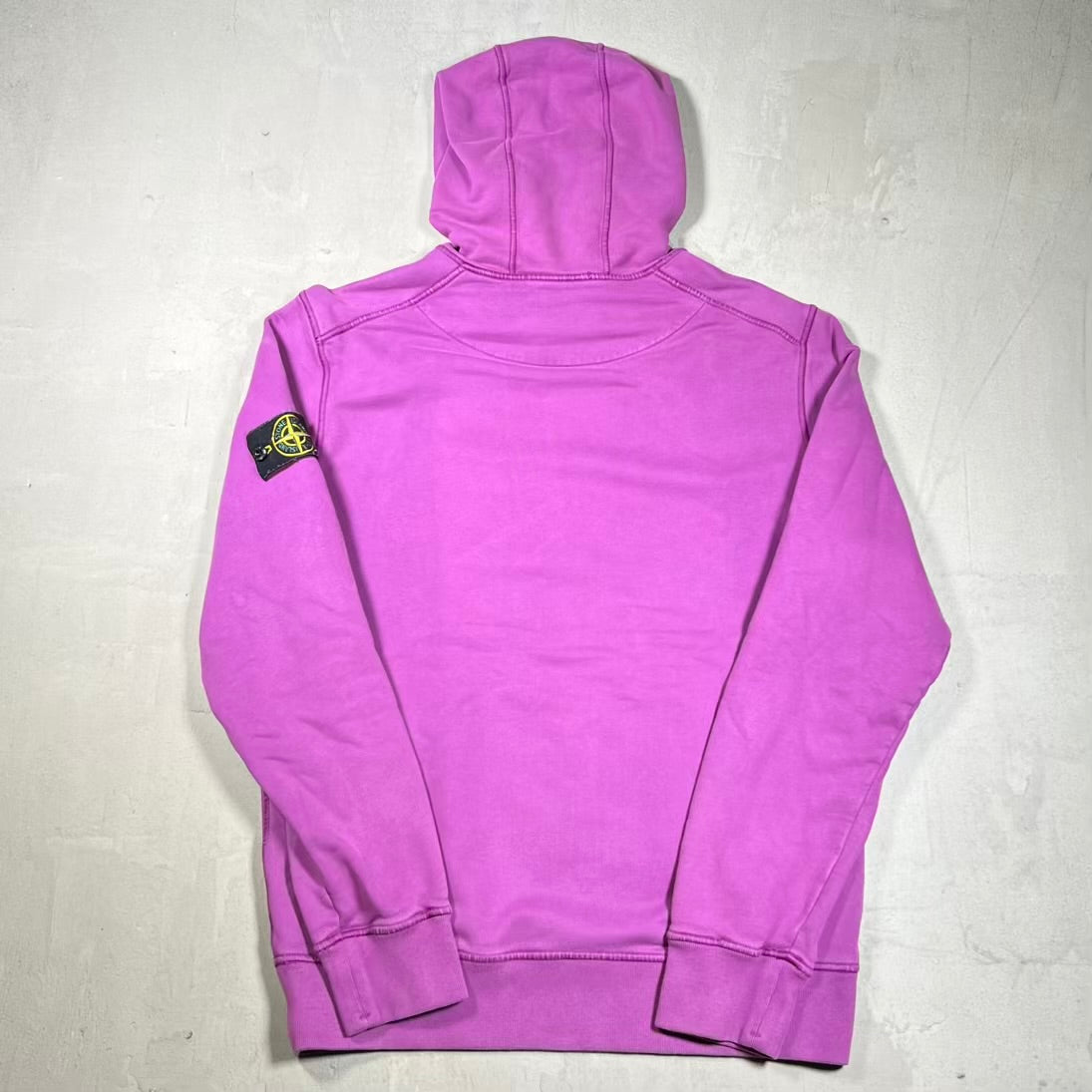 Stone Island Purple Hoodie Size Large USED x18405