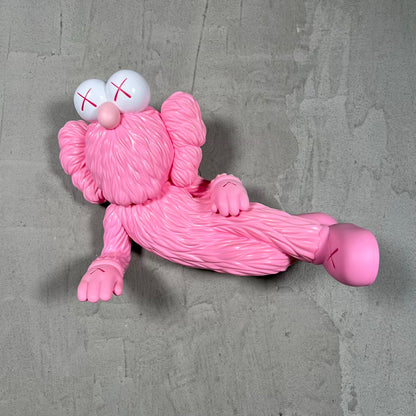 Kaws Time Off Pink Vinyl Figure (2023) USED x18325