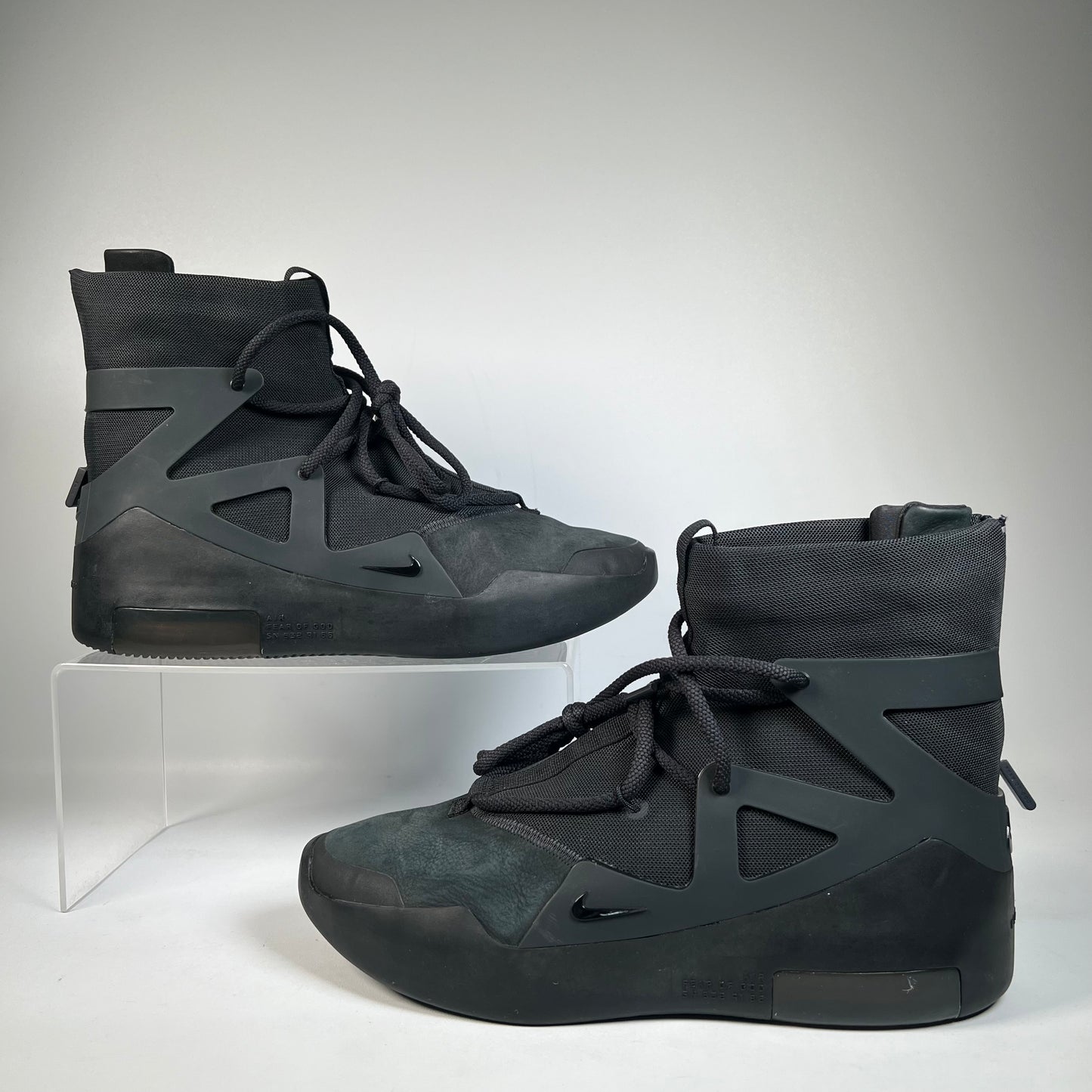 Nike Air Fear of God Triple Black (2020) Size 10 USED s21041