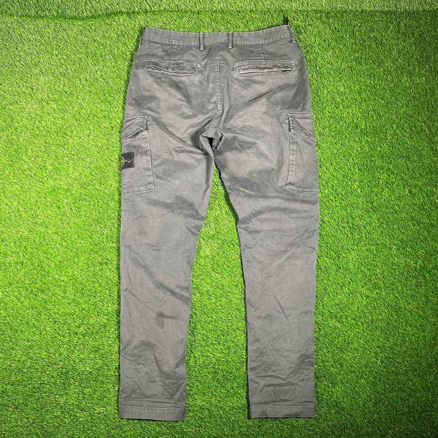 Stone Island Cargo Washed Grey Pants Size 34 USED x15441