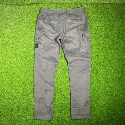 Stone Island Cargo Washed Grey Pants Size 34 USED x15441