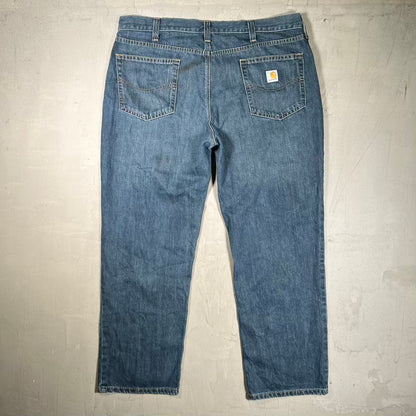 Carhartt Dark Blue Jeans Size 40x30 USED v20362