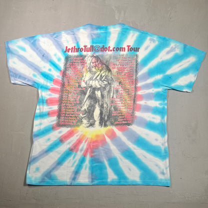 Y2K Jethro Tull Aqualung Tie Dye Tour Tee Size XL USED v18045