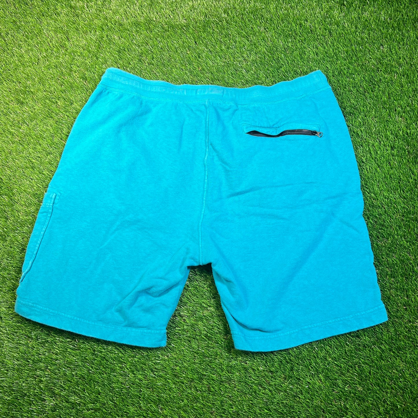 Stone Island Cargo Teal Shorts Size XXL USED x16745