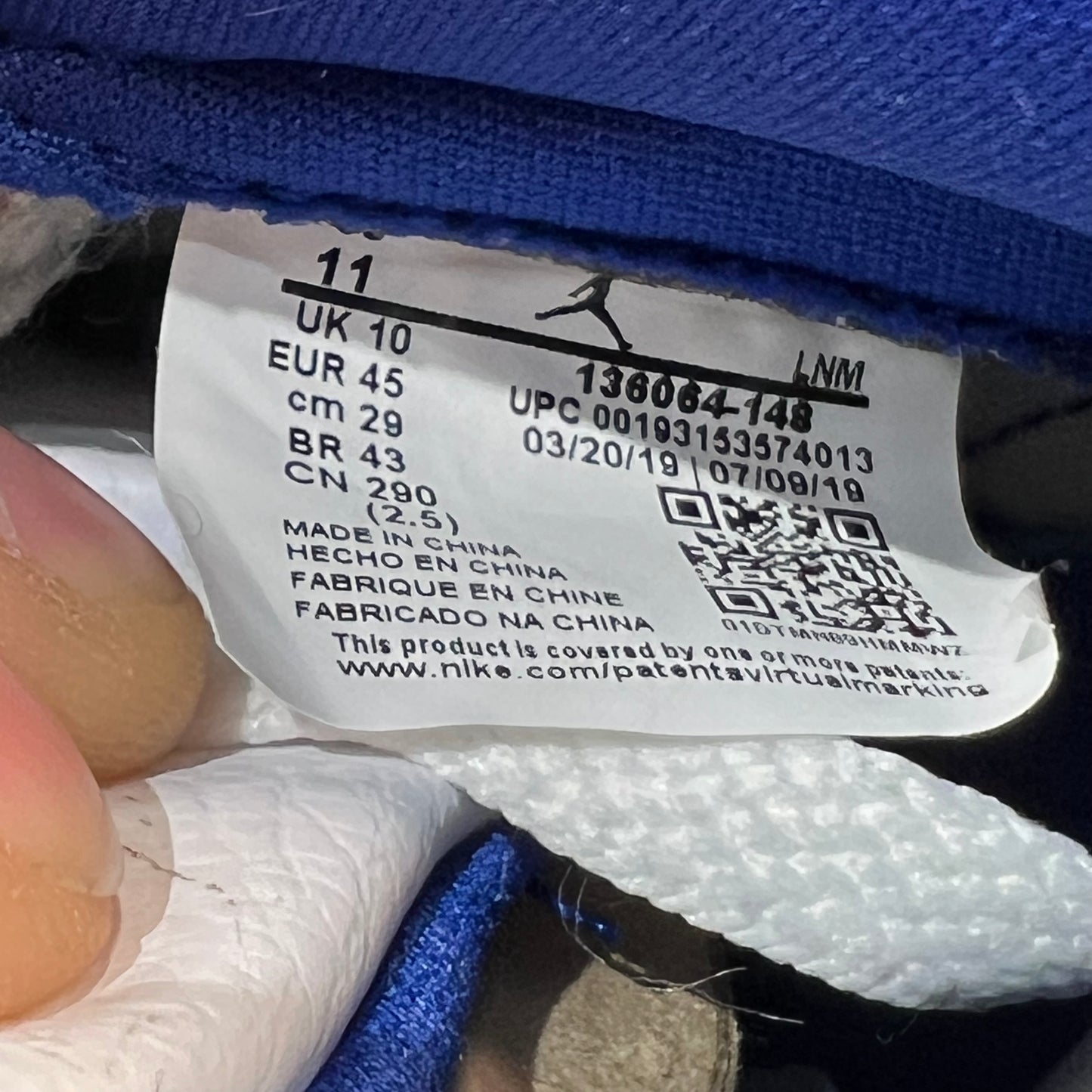 Jordan 3 Knicks (2019) Size 11 USED s19594