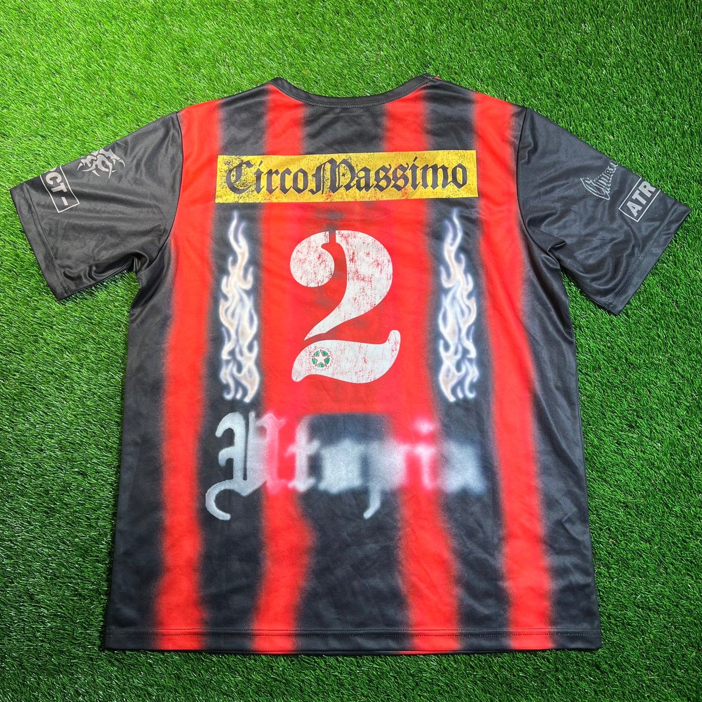 Travis Scott Italy Black/Red Jersey Size Large USED x16973