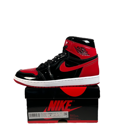 Jordan 1 Patent Bred (2021) Size 9.5 USED s22387