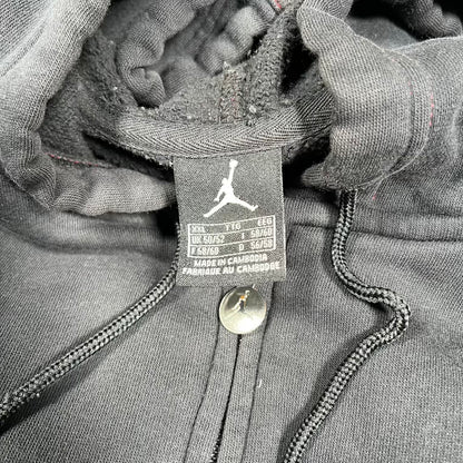 Jordan Jumpman Logo Black Zip Up Hoodie Size XXL USED v20251