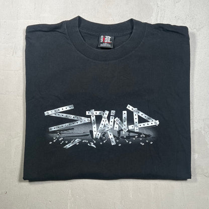 Staind 2003 Tour Gaint Tag Black Tee Size XL USED v13271
