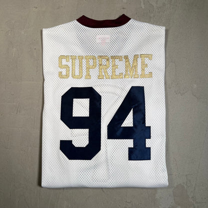 Supreme Ankh White/Green Hockey Jersey Size Medium USED x17631