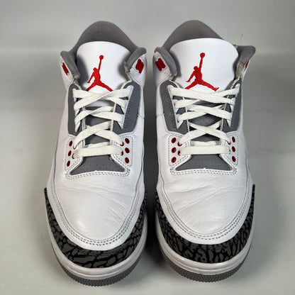 Jordan 3 Fire Red (2022) Size 8 USED s22318