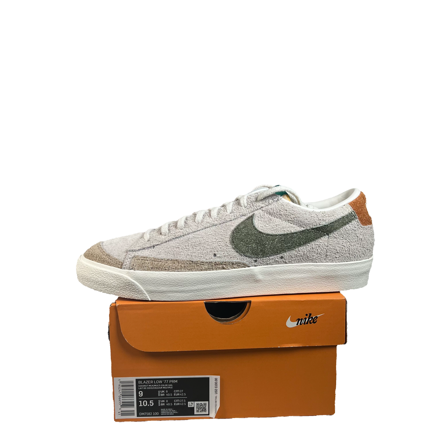 Nike Blazer Low Coconut Milk (2021) Size 9 NEW s22523