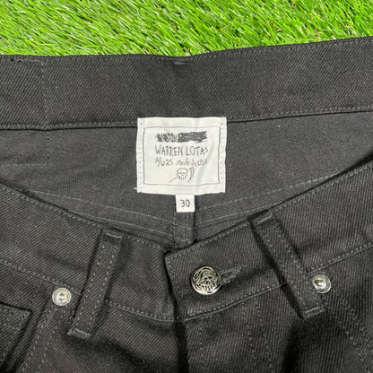 Warren Lotas Mainline Black Reaper Denim Size 30 USED x15705