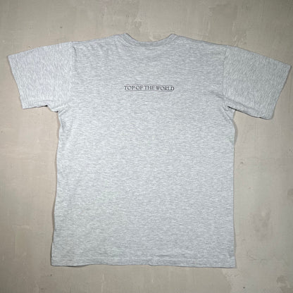 1999 Navy Ssur 'man On Fire Grey Tee Size XL USED x17122