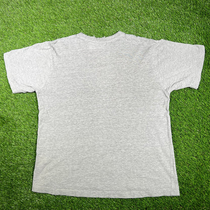 Y2K Taint Your Girl My Girl Grey Tee Size Medium USED v17350