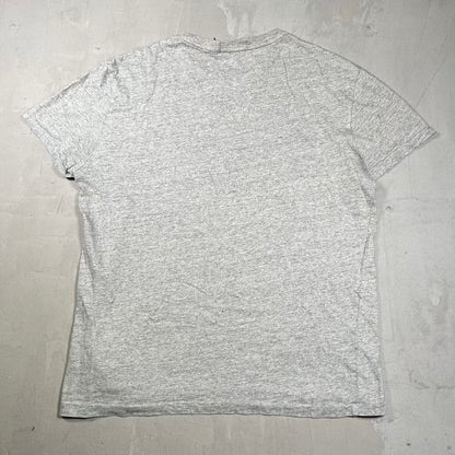 Polo Ralph Lauren Grey Tee Size Medium USED v20278