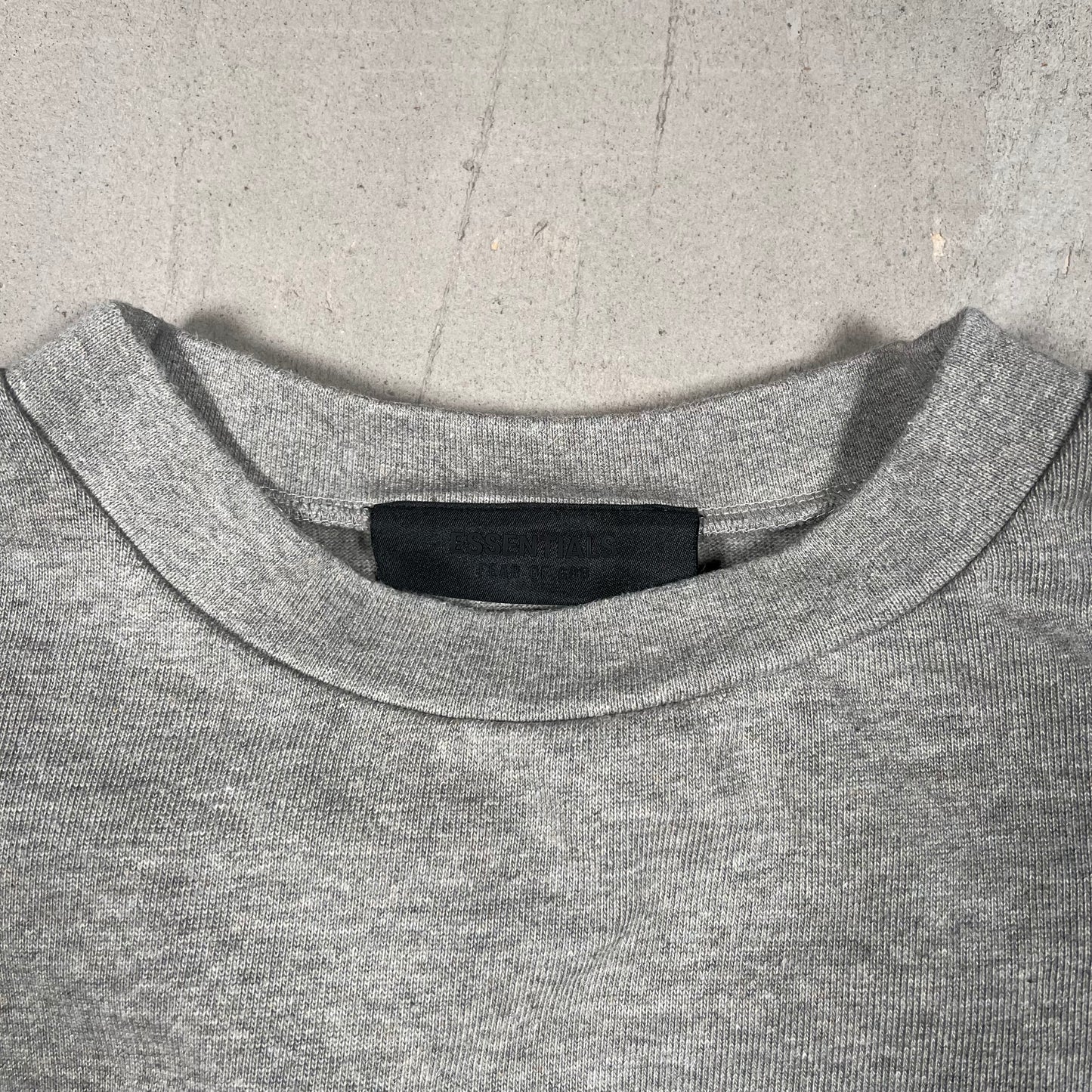 Essentials Fear of God FOG Grey Teal Heavyweight Tee Size Large USED x17280