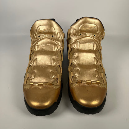 Nike Air More Money Metallic Gold Black (2018) Size 12 USED s18488