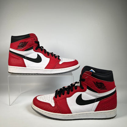 Jordan 1 High Spider-Man Origin Story (2018) Size 11 USED s22297