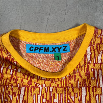 CPFM Anxiety Jacquard Knit Orange Longsleeve Size 1 (medium) USED x13330