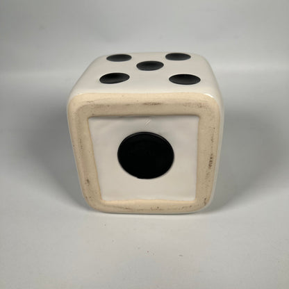 Supreme Ceramic Dice Piggy Bank White (2011) USED x14331