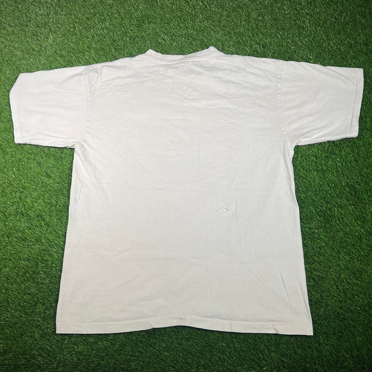 1992 Water Color Horse Hat Boots White Tee Size XL USED v17723