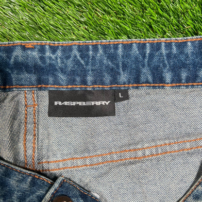 GV Gallery Miley Cyrus Flared Blue Jeans Size Large NEW x15226