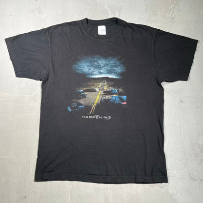 2008 The Happening Promo Black Tee Size Medium USED v20185