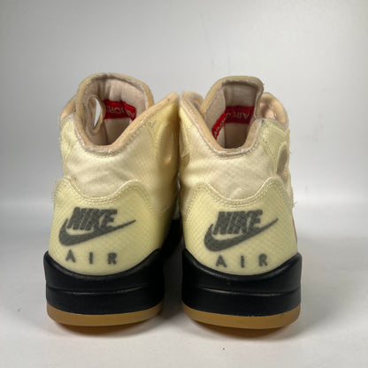 Jordan 5 Off White Sail (2020) Size 8 USED s20552