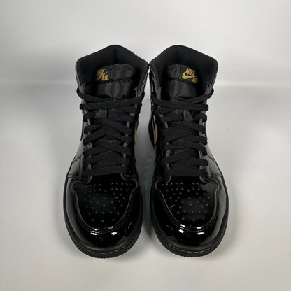 Jordan 1 High Black Metallic Gold (2020) Size 7.5 USED s17726