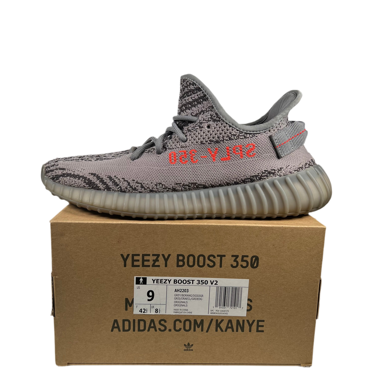 Yeezy 350 Beluga 2.0 (2017) Size 9 USED s18722