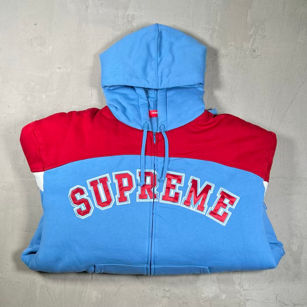 Supreme Filled Zip Up Hooded Jacket (2026) Size Large USED x18695