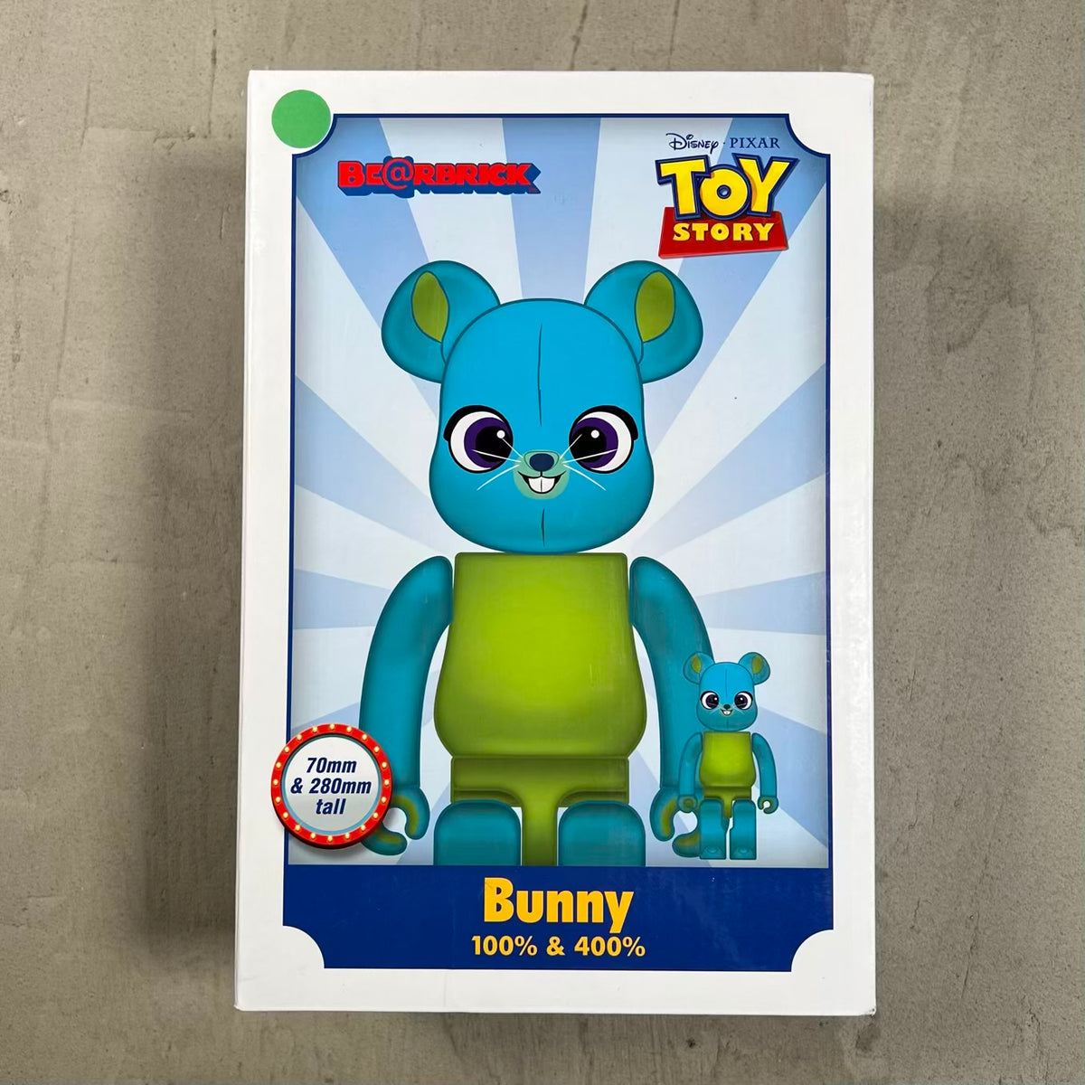 Bearbrick Disney Pixar Toy Story 4 Bunny 100% / 400% Set NEW x18664
